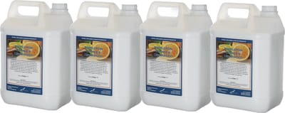 Bodylotion Sweet Orange & Cedarwood 5 liter - set van 4 stuks - navulling - Voordeelverpakking
