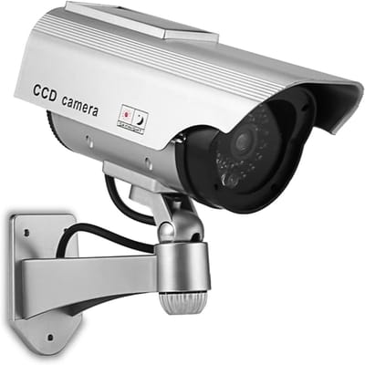 Nep Beveiligingscamera - Dummy Camera Buiten - Huisbeveiliging Afschrikken - Realistisch Knipperlicht - 18 x 15 x 9 cm