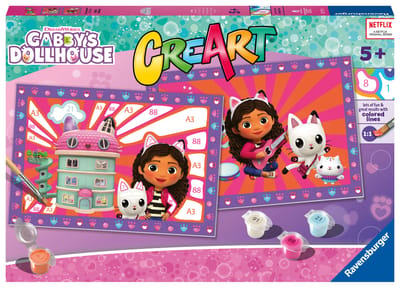 Ravensburger CreArt Gabby's Dollhouse - Schilderen op nummer voor volwassenen