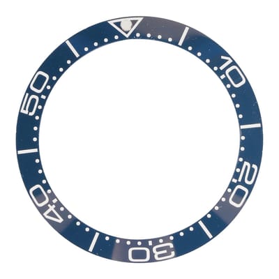Dailygoods- Bezelring Vervangingsonderdeel 38 mm - Stijlvol - Witte Kralen - Bescherming - Lichtgewicht - Uitstekend Vakmanschap - Horloge-inzetstuk