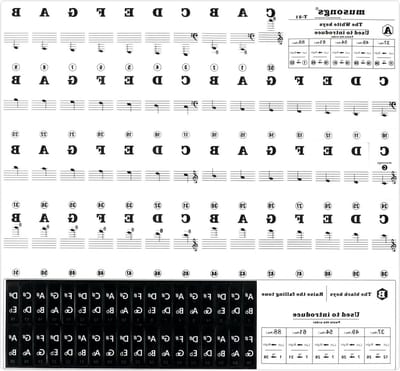 Pianostickers - Toetsenbordstickers Noten - Piano Leren - Geen Residuen - 88/76/61/54/49 Toetsen - Zwart
