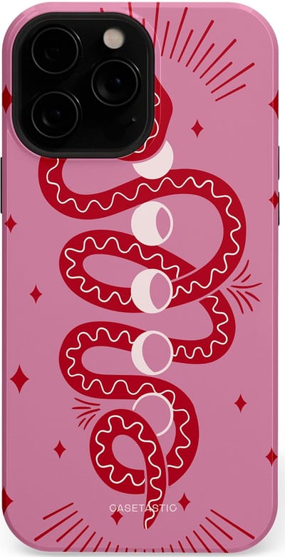 Casetastic Hoesje Geschikt voor Apple iPhone 13 Pro Max Magsafe - Stijlvolle Beschermende Duo-layer Case - Eclipseslang