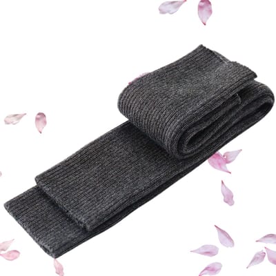 Livano Armwarmers - Polswarmers - Armwarmers Dames - Duimopening - Wol - Armstukken - Winter - Diep Grijs - Elastisch