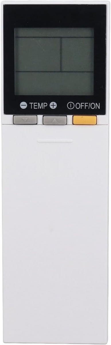 Afstandsbediening voor airconditioner - 19,5×6×2 cm - Compatibel met Mitsubishi-modellen - Duurzaam materiaal - Volledig functioneel - Afstandsbediening - Airconditioner - Wit