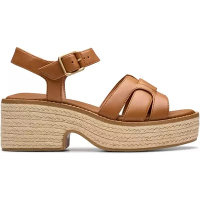 Clarks Coledale Strap - dames sandaal - Bruin - maat 39 (EU) 5.5 (UK)