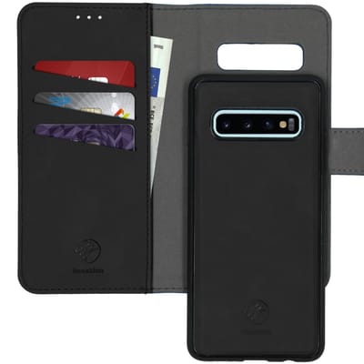 imoshion Hoesje - Geschikt voor Samsung Galaxy S10 - Uitneembare 2-in-1 Luxe Bookcase - Zwart