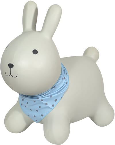 Kindsgut - Skippydier - Konijn - Hoge kwaliteit skippybal dier - Inclusief luchtpomp - Speelgoed 2 jaar