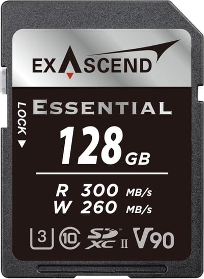 Snelle UHS-II V90 SDXC Geheugenkaart 64GB met 300MB/s Leessnelheid voor 8K Video