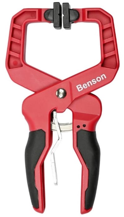 Benson Zeilklem met ratel - Sterke grip - 65 mm x 150 mm - Kunststof