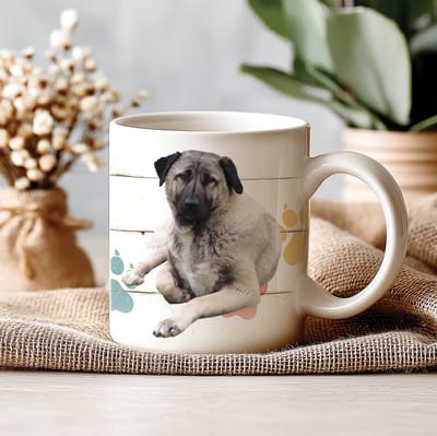 Mok - 330 ML - Hond - Kangal - Koffiemok - Theemok - Thee of Koffie - Koffiebeker - Koffietas Geschenk Cadeau