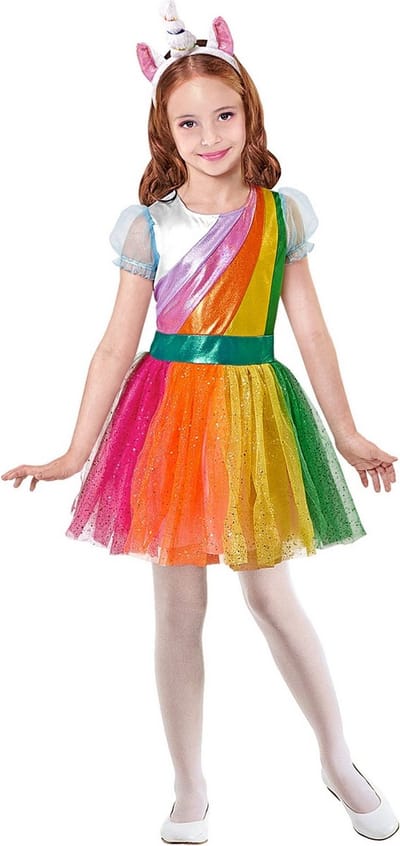 Eenhoorn unicorn kinderjurkje