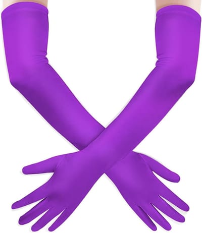 Elegante Lange Satijnen Handschoenen voor Dames - Perfect voor Feesten, Bruiloften en Opera's