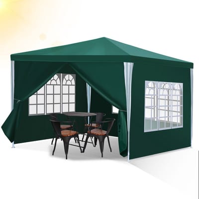Garden Partytent met Zijwanden - Paviljoen - 3x3 - Waterdicht - Groen