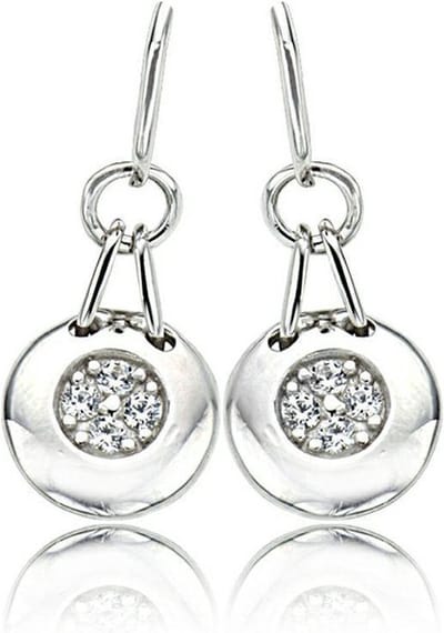 Orphelia ZO-5953 - Oorhangers Zilver 925 - 2.5 cm - Zirkonia