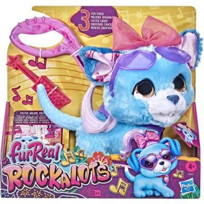 FurReal Friends RockAlots wandel- en dansdier met geluid Elektroniche knuffels Interactieve knuffels