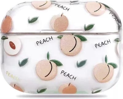 AirPods Pro Case "Fruit Peach" - Airpods hoesje - Airpods case - Airpods Pro case - Airpod Pro hoesje