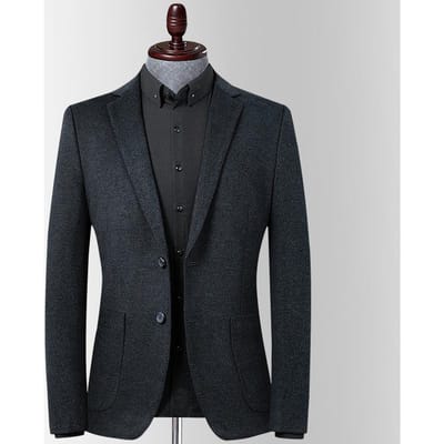 Costume Homme Automne et Hiver Nouveau Élastique Homme Décontracté Petit Costume Homme Costume Slim XXXXL