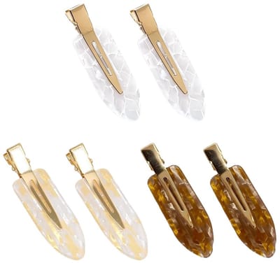 Dailygoody - Haarspelden - Kapsels zonder plooien - Robijnrood - Acrylhars haarspelden - Perfect voor styling - Voor dames