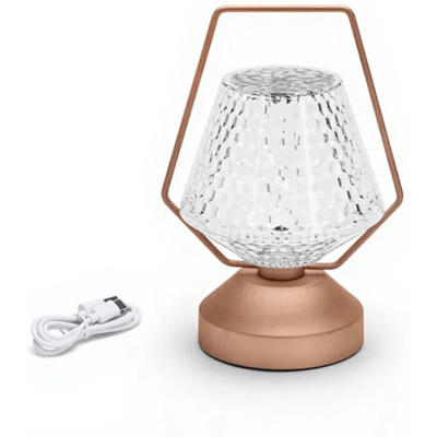 Aigostar LED Tafellamp - 1W 95 lm - Stijlvolle vloerlamp met warm wit licht in Natuurlijk Wit, Wit Licht en Rosé Goud. Perfect voor sfeerverlichting.