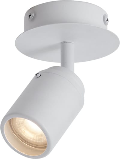 QAZQA ducha - Moderne Plafondspot | Spotje | Opbouwspot voor badkamer - 1 lichts - Ø 10 cm - Beige -