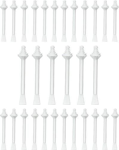 Neuswasstokjes - Wax spatels - Neusverzorging - Dubbelzijdig ontwerp - 50 stuks - Wit