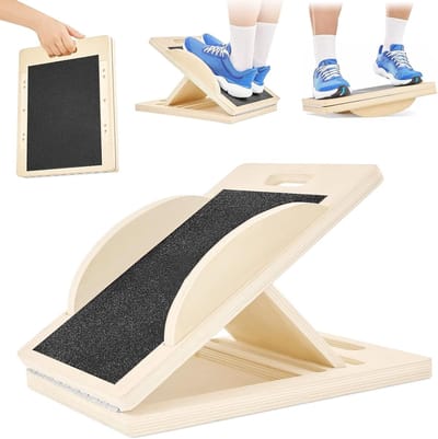 Verstelbare Calf Stretcher voor Rek- en Strek oefeningen, Ideaal voor Fysiotherapie, Fitness en Squats met Antislip Ontwerp