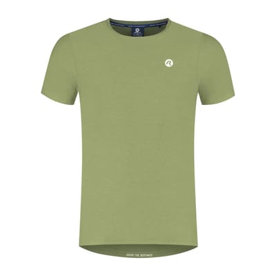 Rogelli Essential Heren Hardloopshirt - Korte Mouw - Saliegroen