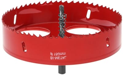 150 mm HSS M42 bi-metaal gatenzaag met hexagonale schacht en boor voor aluminium, ijzer en houtbewerking