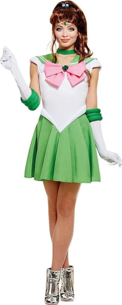 FUNIDELIA Jupiter kostuum - Sailor Moon voor vrouwen - Maat: M - Groen