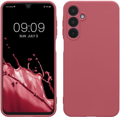 kwmobile telefoonhoesje geschikt voor Samsung Galaxy A16 5G - Hoesje voor smartphone - Precisie camera uitsnede - In donkerroze