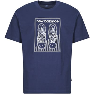 New Balance  T-shirt Korte Mouw GRAPHIC JERSEY TEE