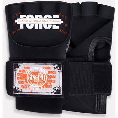 Bokshandschoenen Bandage Binnenhandschoenen Halve Vinger Gel Bokshandschoenen Ideaal Voor Boksen Muay Thai Mma Taekwondo Trainingsapparatuur Free Size black