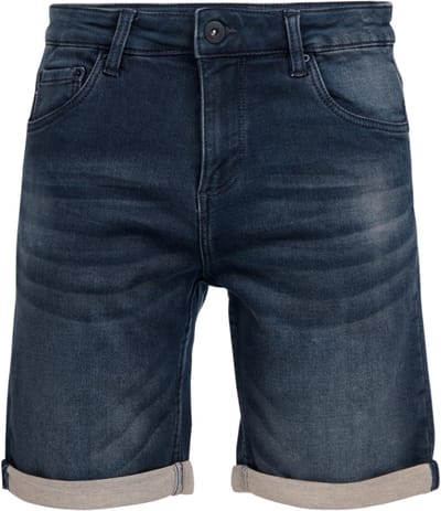 Brunotti - Hangtime - Korte Broek Dark Denim - Jog Wear Korte Broek Heren - Denim Look - S