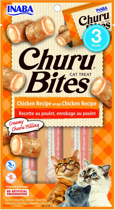 Inaba Churu Bites - Kattensnack - Kip 42 g