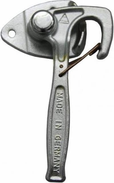 Klepsluiting links met RVS veer nr. 0 - Klephaak sluiting - 160 mm - Bordsluiting - Grendel - Novio