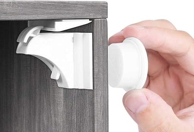 20x Magnetische Kastsloten Kinderveiligheid - Onzichtbaar Slot voor Laden en Kasten - Montage Zonder Boren