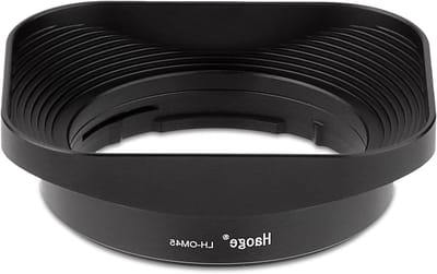 Vierkante metalen lenskap voor 45mm F1.8 lens - Bescherming, Schaduw en Lensaccessoires