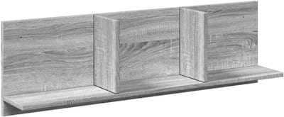 Wandkast Opslagkast Hangkast Woonkamer Keuken 100x16,5x30cm Hout