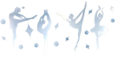 Allecto - 3D Acryl Spiegels - Sticker Ballet Meisje - Moderne Wanddecoratie - Thuis - Sfeervolle Decoratie - Uniek Design - Geschikt voor Kinderkam...
