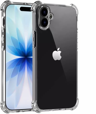 Mobzi Anti Shock Case Suitable for iPhone 17 - Anti Shock - Transparent Back Cover