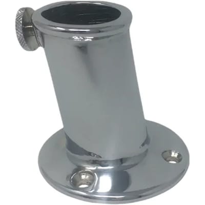 Seilflechter Vlaggenstokhouder - Messing Verchroomd - Diam. 25mm