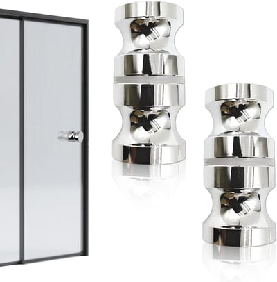 Cosensi- Douchedeurknop Set van 2 - Aluminium - Handgreep - Deurknop - Rubber Afdichting - Eenvoudige Installatie - 62x30mm - Deurgreep
