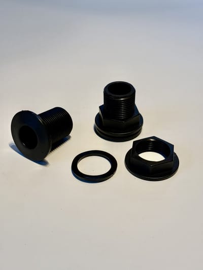 Tankdoorvoer hottub set van 2 stuks 30 mm