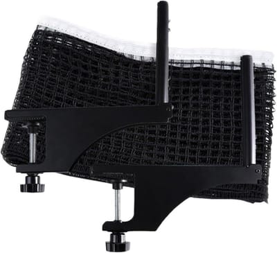 Tafeltennis Net - Ping Pong Net - Overal Spelen - Universele Klemmen - 180 cm Netlengte - Zwart