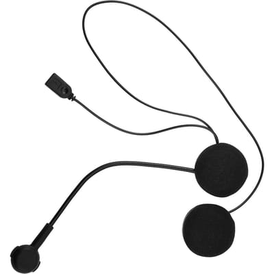 Draadloze Bluetooth HIFI Stereo Oortelefoon Headset HD Microfoon voor Motorhelm black