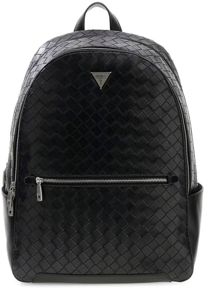 GUESS laptop rugzak rugzak met laptopvak Torino Backpack Black zwart