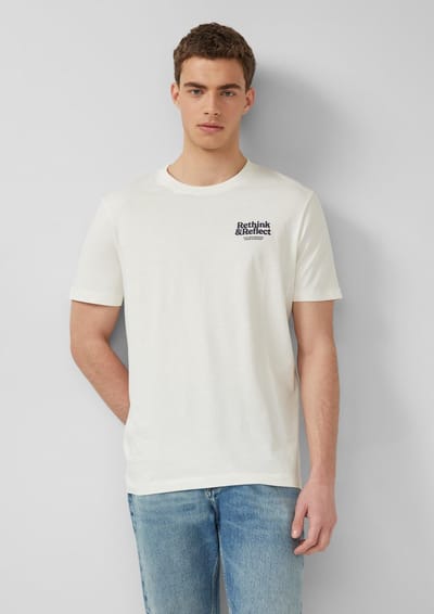 T-shirt van katoenjersey met print aan de voorkant regular fit s.Oliver