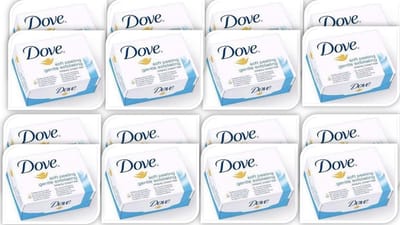 Dove Zeep – Gentle Exfoliating - Voordeelverpakking 8 x 2 Stuks
