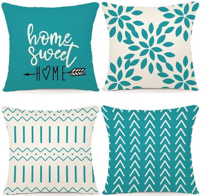 Unyqoos ® Stijlvolle Decoratieve Kussenslopen Set van 4 voor Binnen- en Buitenruimtes
