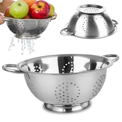 Vergiet Edelstaal 24 cm - Zeef Keuken